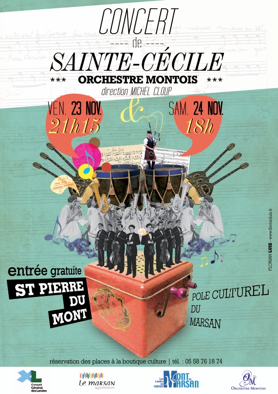 Affiche Sainte Cécile 2012